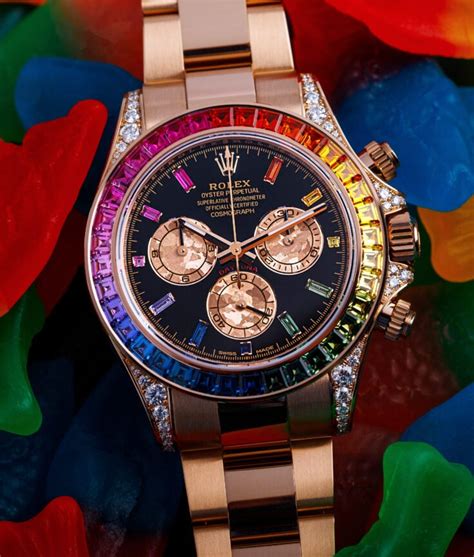 rolex daytona rainbow homage|Rolex daytona rainbow 2022.